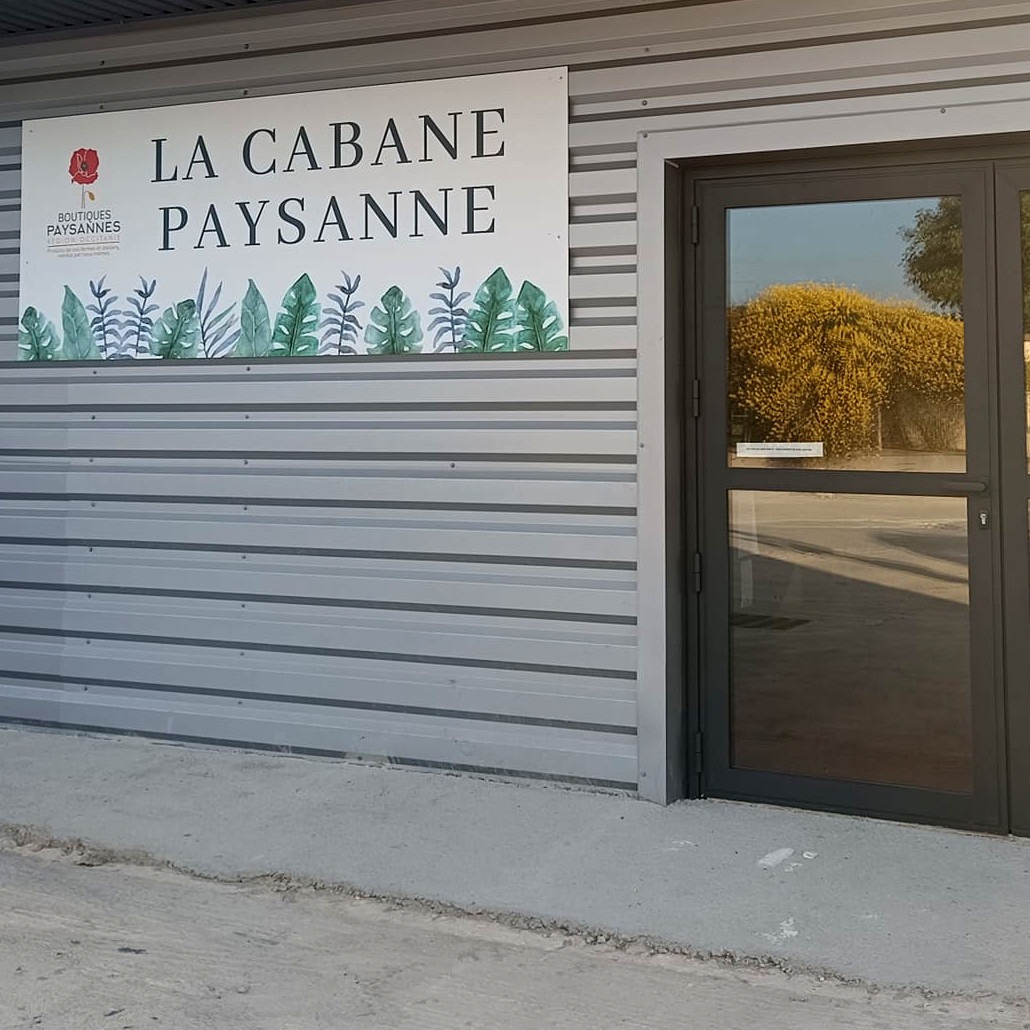 Entrée de la Boutique La cabane paysanne